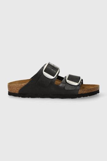 Pantofle Birkenstock Arizona Big Buckle dámské, černá barva, 1027413