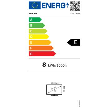 SPV 7012T DVB-T2 10'' LCD TV SENCOR