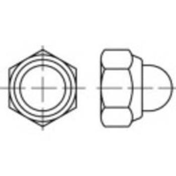 Klobouková matice uzavřená TOOLCRAFT 1066608, M5, N/A, nerezová ocel, 100 ks