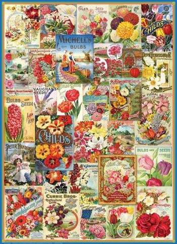 EUROGRAPHICS Puzzle Katalog semínek: Květiny 1000 dílků