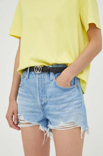 Džínové šortky Levi's 501 dámské, hladké, high waist, 56327.0086-LightIndig