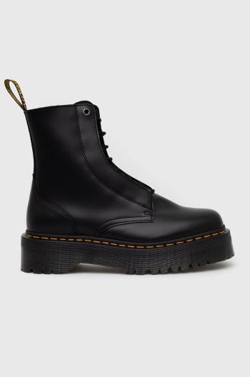 Kožené boty Dr. Martens pánské, černá barva