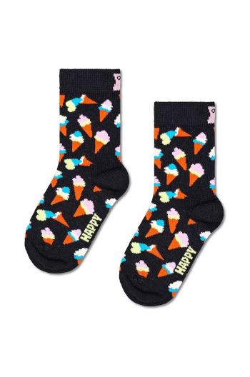 Dětské ponožky Happy Socks Kids Ice Cream Sock černá barva, P001452