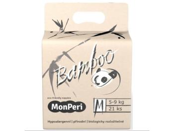 MONPERI Bamboo Pleny jednorázové eko M (5-8 kg) 21 ks