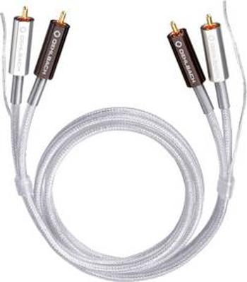 Cinch audio kabel Oehlbach 2600, 0.50 m, transparentní