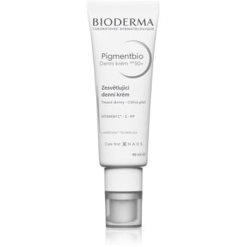 Bioderma Pigmentbio Daily Care SPF 50+ zesvětlující krém na pigmentové skvrny SPF 50+ 40 ml