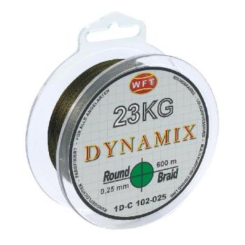 Wft splétaná šňůra round dynamix kg zelená - 150 m 0,08 mm 7 kg