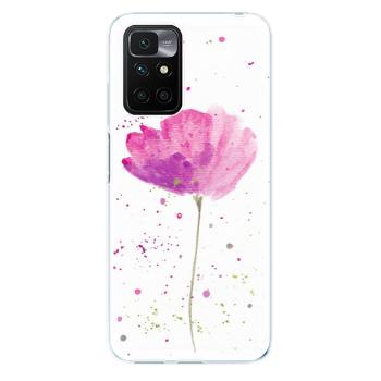 Odolné silikonové pouzdro iSaprio - Poppies - Xiaomi Redmi 10