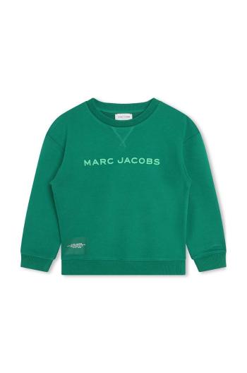 Dětská mikina Marc Jacobs zelená barva, s potiskem