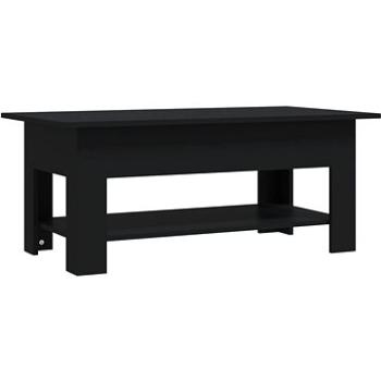 SHUMEE Konferenční stolek černý 102 × 55 × 42 cm dřevotříska, 810254 (810254)