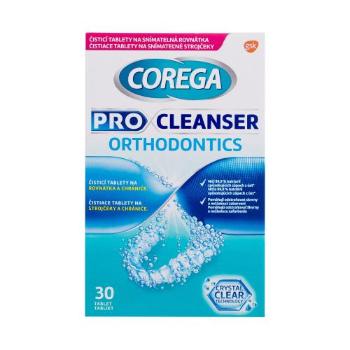 Corega Pro Cleanser Orthodontic Tabs čisticí tablety a roztoky 30 ks čisticích tablet unisex