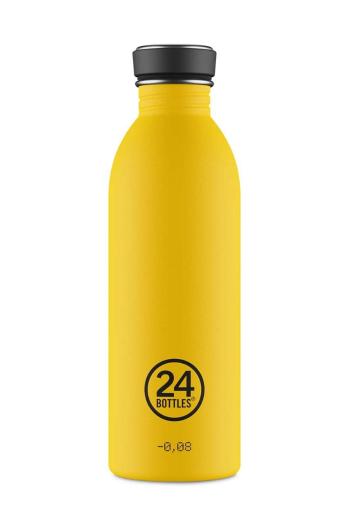 Láhev 24bottles Urban Bottle 500ml Stone Taxi Yellow žlutá barva, Urban.Bottle.50.StTxYll