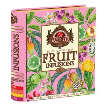 Čajová kniha FRUIT INFUSIONS dárková kolekce 32 sáčků