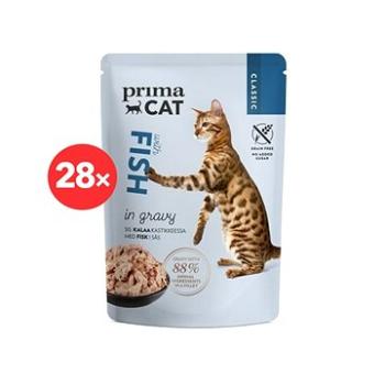 PrimaCat Kapsička Filety s rybou ve šťávě 28 × 85g (KRMK0033ss)