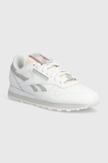 Kožené sneakers boty Reebok Classic CLASSIC LEATHER bílá barva, 100074346