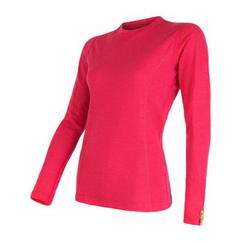 SENSOR MERINO ACTIVE dámské triko dl.rukáv magenta Velikost: XL