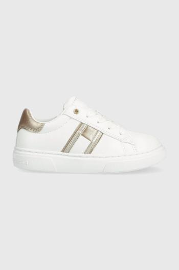 Dětské sneakers boty Tommy Hilfiger bílá barva