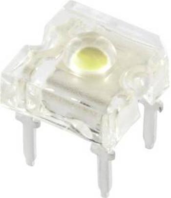 LED s vývody TRU COMPONENTS 1577435, 9355Y1C-HSA-C, typ čočky kulatý, 3 mm, 120 °, 20 mA, žlutá