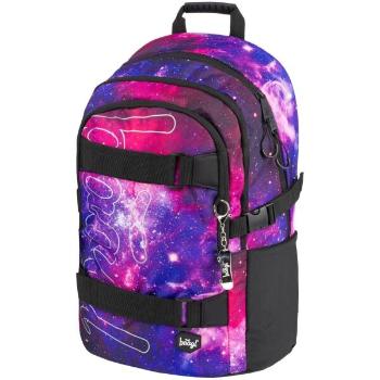 BAAGL SKATE BACKPACK GALAXY Školní batoh, fialová, velikost