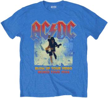 AC/DC Tričko Blow Up Your Video Blue M