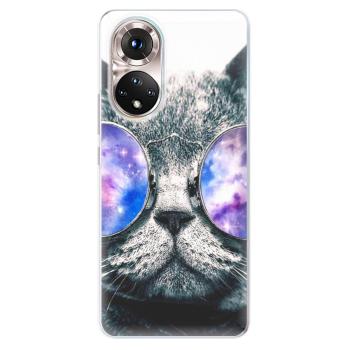 Odolné silikonové pouzdro iSaprio - Galaxy Cat - Honor 50