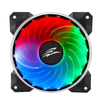 EVOLVEO 12R1R Rainbow, RGB ventilátor 120mm, PWM, 6pin, rgb-fan-12r1r