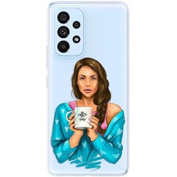 iSaprio Coffe Now - Brunette pro Samsung Galaxy A53 5G (cofnobru-TPU3-A53-5G)