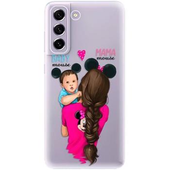 iSaprio Mama Mouse Brunette and Boy pro Samsung Galaxy S21 FE 5G (mmbruboy-TPU3-S21FE)