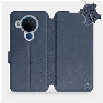 Kožené flip pouzdro Nokia 5.4 - Modré -  Blue Leather (5903516647811)