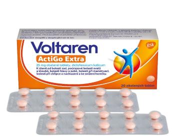 Voltaren ActiGo Extra 25 mg 20 tablet