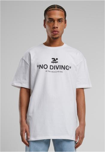 Mr. Tee No Diving Heavy Oversize Tee white - XXL