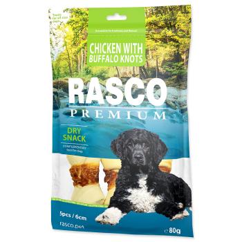 Pochoutka RASCO Premium uzle bůvolí obalené kuřecím masem 80 g