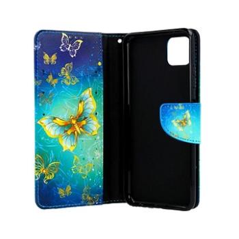 TopQ Samsung A22 5G knížkové Obloha s motýlky 65943 (Sun-65943)