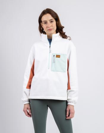 Patagonia W's Microdini 1/2 Zip P/O Birch White L