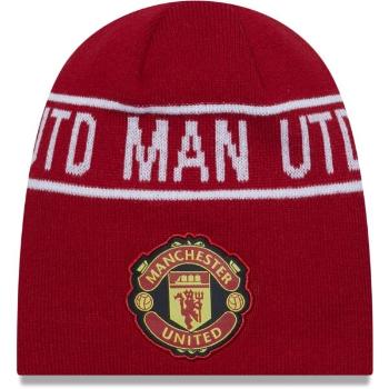 New Era WRDMRK SKULL BEANIE MANCHESTER UNITED Pánský kulich, červená, velikost