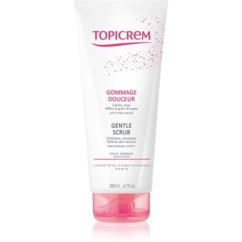 Topicrem UH BODY Gentle Scrub jemný tělový peeling pro citlivou pokožku 200 ml