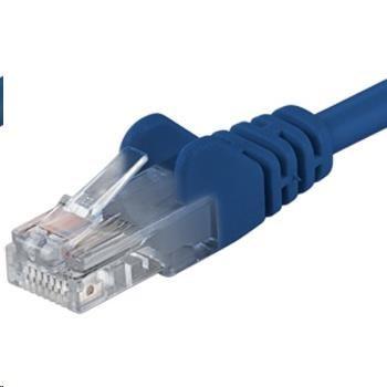 PREMIUMCORD Patch kabel UTP RJ45-RJ45 CAT5e 1m modrá