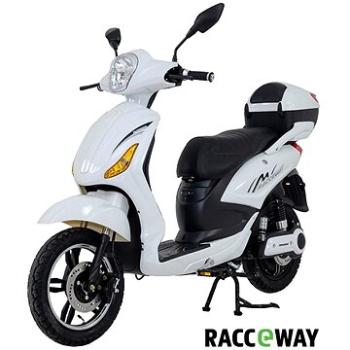 Racceway E-Moped, 12Ah, bílý-lesklý (4891223129304)