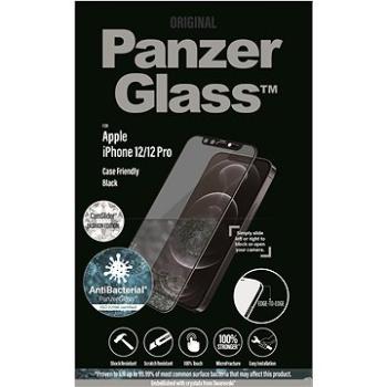 PanzerGlass Edge-to-Edge Antibacterial pro Apple iPhone 12/12 Pro s čirým Swarovski CamSlider (2717)