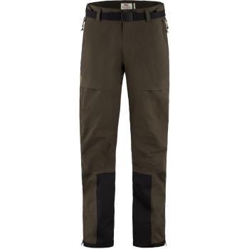 FJÄLLRÄVEN Keb Eco-Shell Trousers, Dark Olive velikost: L