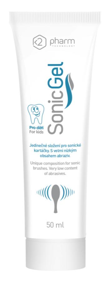 K2pharm SonicGel Zubní čistící gel pro děti 50 ml