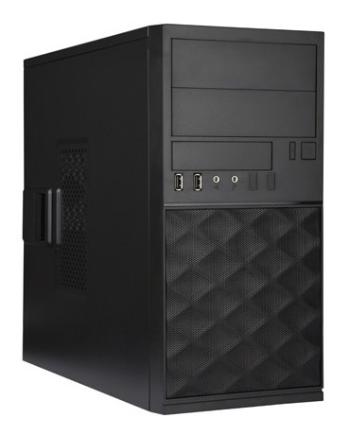 IN WIN skříň EFS052, 2x USB 3.0 + 2x USB 2.0, Mini Tower, bez zdroje, Black