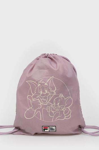 Dětský batoh Fila růžová barva, s potiskem