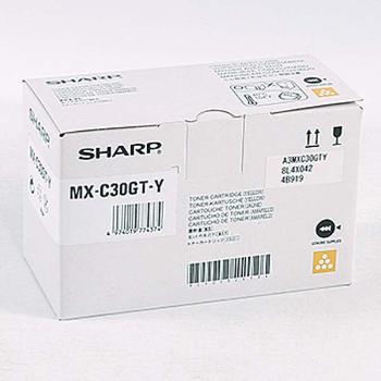 SHARP MX-C30GTY - originální toner, žlutý, 6000 stran
