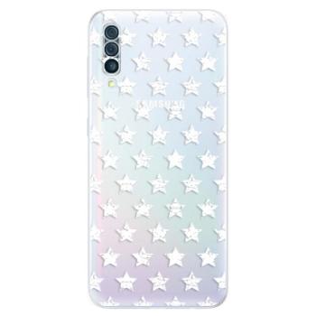 Odolné silikonové pouzdro iSaprio - Stars Pattern - white - Samsung Galaxy A50