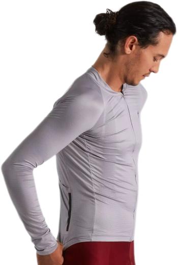 Specialized Men's SL Air Solid Jersey LS - silver M