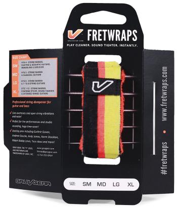Gruvgear FretWraps World Flags Small Black/Red/Yellow