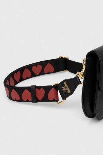 Popruh na kabelku Love Moschino černá barva, JC6405PP1LLW100A