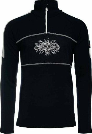 Dale of Norway Spirit Basic Mens Superfine Merino Masculine Navy/Off White L Svetr