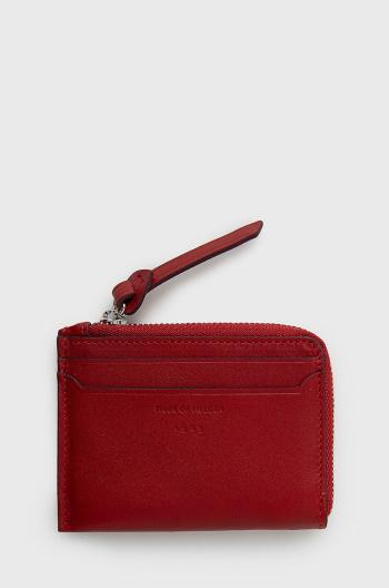 Kožená peněženka Tiger Of Sweden dámský, červená barva